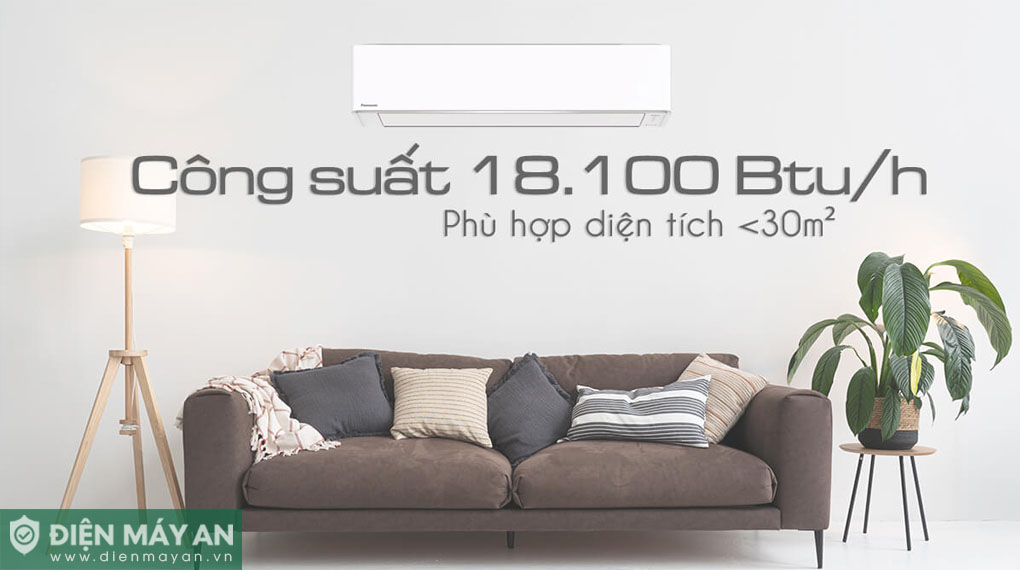 Điều Hòa Panasonic 1 Chiều Inverter 18000 BTU CU/CS-RU18CKH-8D